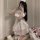 Sexy nurse costume set - lace-up hollow-out role play sleep dress for cosplay & adult fun, featuring a charming maid outfit w...