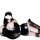 Sexy nurse costume and maid outfit with apron, seductive lingerie set for adult role play, featuring lace trim and thigh-high...