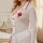 Sheer white nurse costume sleepwear with red cross, lace trim, and matching thong – sexy women’s lingerie set.