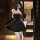 Sexy off-shoulder bow dress with sparkling mini skirt, perfect for new years party attire. princess-inspired design adds eleg...