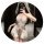 Woman in white lace bride bodysuit with veil, taking mirror selfie; sexy open-crotch design for bedroom passion.