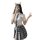 Sexy plaid student uniform set - seductive jk style pleated skirt with open-crotch design, pure & tempting outfit