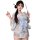Sexy plus size japanese kimono sleepwear set - flirty lingerie outfit for bedroom romance & role play