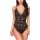 Sexy plus size lace bodysuit - deep v transparent mesh camisole with adjustable straps, elegant design featuring intricate la...