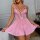 Sexy plus size lace sheer nightgown for women – elegant mesh sleep dress, seductive lounge wear & intimate apparel