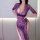 Sexy plus size lingerie set - sheer lace open-crotch vintage qipao bodycon outfit, pure & tempting fit