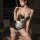 Sexy plus size maid costume set - seductive lingerie sleepwear outfit, easy-on/off temptation ensemble featuring lace details...