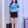 Sexy police & flight attendant costume set for women - revealing crop top skirt outfit with high-waisted bodycon design