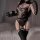 Sexy police uniform bodysuit for women featuring open-crotch design, elegant dominant style lingerie with lace details and th...