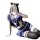 Woman in sexy police uniform lingerie set with skirt, posing for selfie. role play costume, seductive & easy-on design.