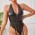 Sexy pu lace deep v neck bodysuit with zipper and hook-and-loop garter belt for women, -style, elegant design