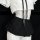 Sexy pure-yu style lingerie set featuring a short black pleated skirt paired with a white crop top, perfect for a stylish jk ...