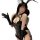 Sexy pvc bondage bodysuit featuring black latex look design, perfect for nightclub performances and passionate role play outf...