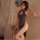 Sexy qipao lingerie dress for women – high-elastic open-slit backless nightwear, perfect for role play and summer evening out...