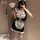 Sexy qq style lingerie set - cute maid costume for small bust, no-remove bedroom outfit, pure & tempting look