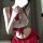 Sexy sailor uniform lingerie set featuring lace top with red ribbon tie and matching skirt, perfect for cosplay or evening we...