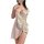 Sexy satin lace-up nightgown with v-neck design, ice silk fabric, alluring pure temptation summer sleep dress.