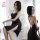 Sexy satin sleep dress & robe set – slip-on sleeveless nightgown with slit skirt, luxe lingerie-inspired pajama ensemble
