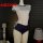 Sexy schoolgirl lingerie set - pure & tempting uniform with open-crotch design, cute deadstock miko-style outfit