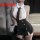 Sexy secretary costume set with revealing white top, black tie, and high-waisted skirt for seductive lingerie sleepwear.