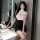 Sexy secretary costume skirt set - pure & tempting lingerie sleepwear for women, plus size bedroom outfit