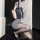 Sexy secretary pencil skirt costume - air hostess uniform style latex-look mini skirt for women, no-remove lingerie set