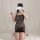 Sexy sheer bodysuit for women featuring cat ears and cloud mask design, perfect for -style mesh full-body lingerie. see-thro...