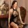 Sexy sheer cheongsam bodycon dress with black stockings set, retro design for small busts and cleavage enhancement.