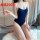 Sexy sheer milk silk bodysuit - tight-fit transparent deadstock swimwear for women, alluring one-piece lingerie, big size 200...