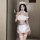 Sexy sleepwear jk uniform set - cute schoolgirl cosplay outfit with maid & pure-temptation style