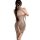 Sexy sleepwear set - lace heart belly top & sheer backless nightgown for role play & intimate nights