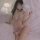 Woman in pink lace cami and matching briefs, part of the sexy sleepwear set for women - seductive lace cami & matching briefs...