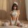 Sexy student maid costume for women - lingerie style role play outfit with bow, nightclub & cosplay set