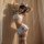 Sexy student maid costume for women - lingerie style role play outfit with bow, nightclub & cosplay set