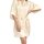 Sexy summer robe for women - lightweight, sheer satin kimono with lace trimmed sleeves and belted design, perfect for sleepwe...