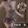 Sexy sweet-cool student uniform mesh dress set with sheer tights & matching top