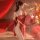 Sexy tang dynasty style sleep gown - silk hanfu-inspired sensual loungewear with draped scarf & bodice design