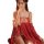 Sexy tang dynasty style sleep gown - silk hanfu-inspired sensual loungewear with draped scarf & bodice design