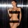 Sexy three-piece bikini set featuring a black thong top and matching bottoms, perfect for intimate nights and bedroom play.