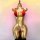 Sexy three-piece bikini set for couples, featuring a golden mannequin with red accents, perfect for intimate nights and bedro...
