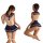 Sexy uniform lingerie set - schoolgirl costume with open-crotch pleated skirt & sailor outfit