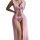 Sexy velvet deep v lace sleep dress set for women – sensual backless nightgown with elegant trim