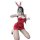 Sexy womens chinese-inspired lingerie set featuring a flirty qipao-style tight design, perfect for plus-size wearers seeking ...
