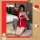Sexy new year themed lingerie set - three-piece holiday costume with open-crotch design for playful outfit inspiration