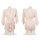 Sheer boyfriend-style chemise set - sensual chiffon lingerie robe & matching sleepwear outfit, featuring elegant design and s...