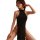 Sexy sheer ice-silk nightgown with lace trim, elegant design for womens sleepwear and sensual lingerie. plus size option avai...