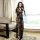 Sheer lace sexy sleepwear set featuring transparent mesh, oversized design, eyelash trim detail, perfect for summer nightgown...