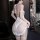 Sexy sheer maid costume set featuring see-through lace design with detachable butt-baring skirt, perfect for themed events or...