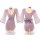 Shimeisha elegant kimono-style sleep dress with wide sleeves, seductive lingerie for women, pure & tempting look