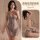 Shimmering sheer cheongsam lingerie set with deep v-neck and tie-back design, perfect for nightclub costumes.